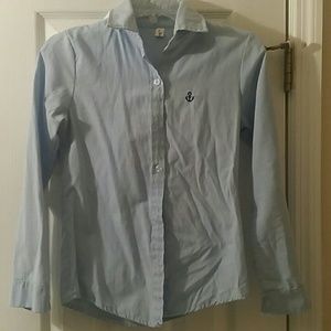 Junior button down top